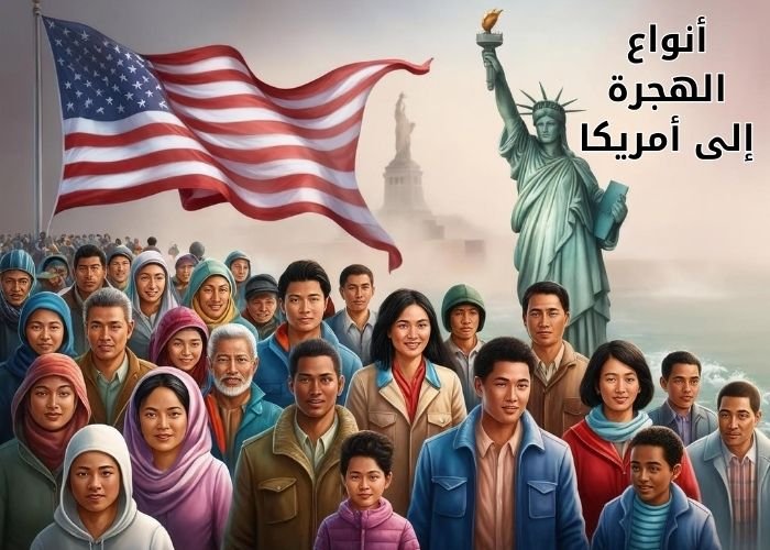 أنواع الهجرة إلى أمريكا