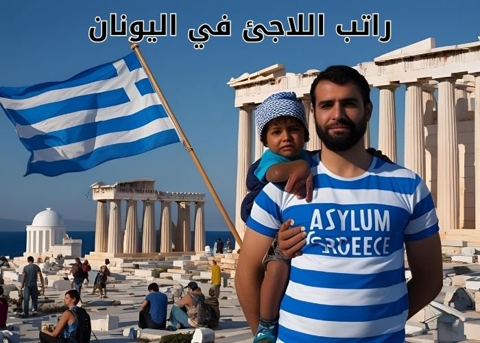 راتب اللاجئ في اليونان