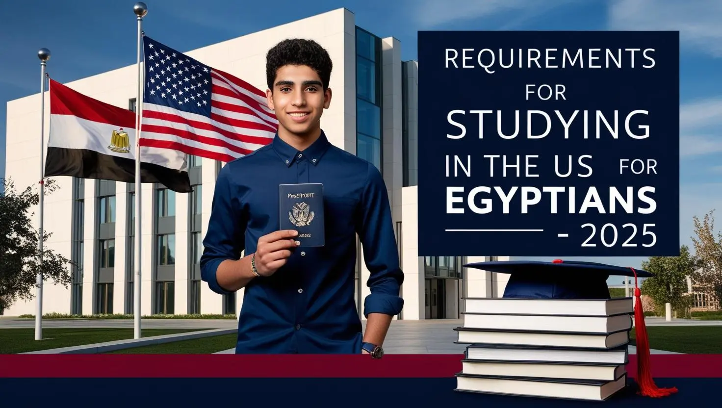 شروط الدراسة في أمريكا للمصريين