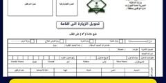 تحويل الزيارة الى اقامة