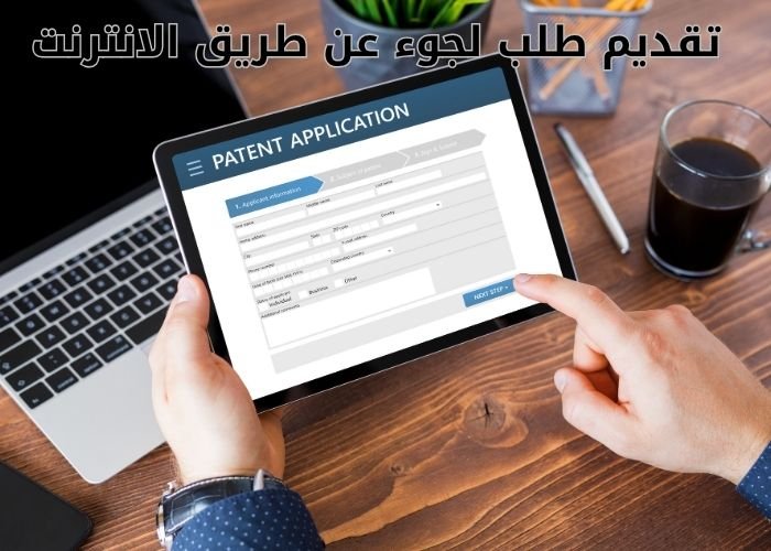 تقديم طلب لجوء عن طريق الانترنت