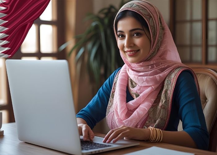 وظائف عن بعد للنساء في قطر