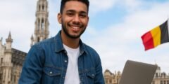 شروط الدراسة في بلجيكا للمغاربة – طالب مغربي يدرس في جامعة بلجيكية