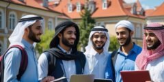 طلاب دوليون يدرسون في رومانيا في حرم جامعي حديث