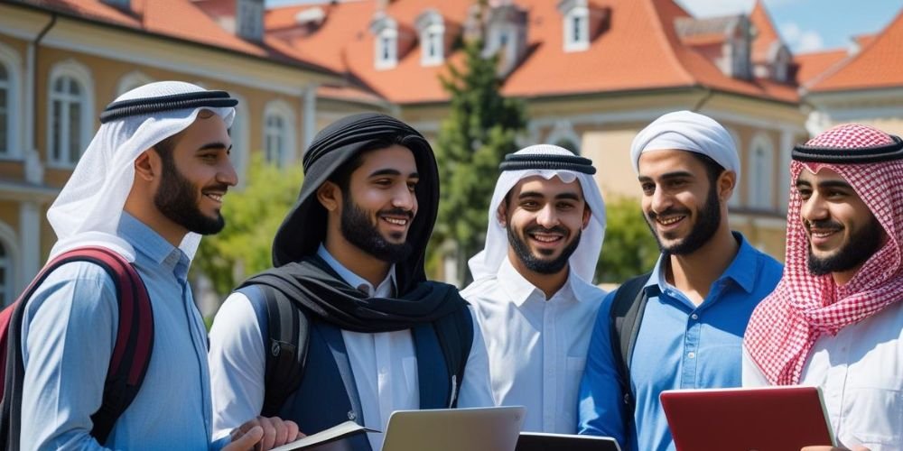 طلاب دوليون يدرسون في رومانيا في حرم جامعي حديث