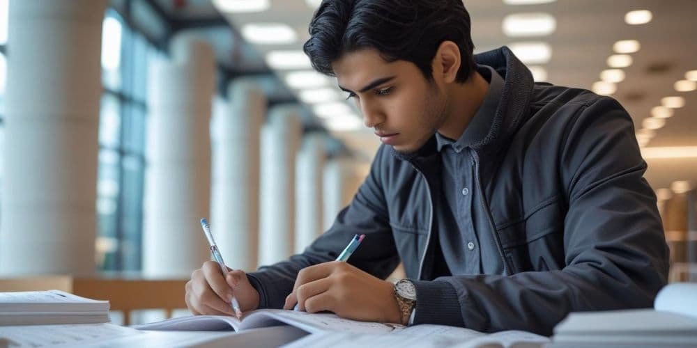 طالب عربي يدرس في جامعة صينية حديثة ضمن شروط القبول في الجامعات الصينية