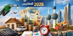 تكلفة المعيشة في الكويت للمغتربين 2026: دليل شامل بالأرقام الحقيقية